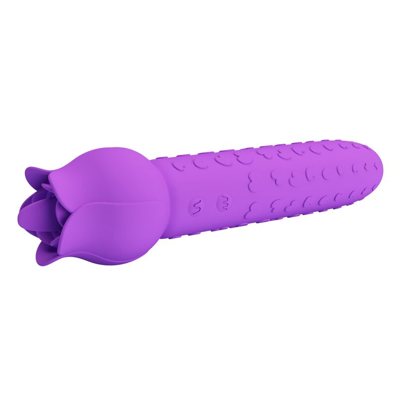 PRETTY LOVE - DANNELL VIBRADOR CON ESTIMULACIÓN ORAL Y CLITORAL RECARGABLE MORADO 11 PRETTY LOVE - DANNELL VIBRADOR CON ESTIMULACIÓN ORAL Y CLITORAL RECARGABLE MORADO - Imagen 11