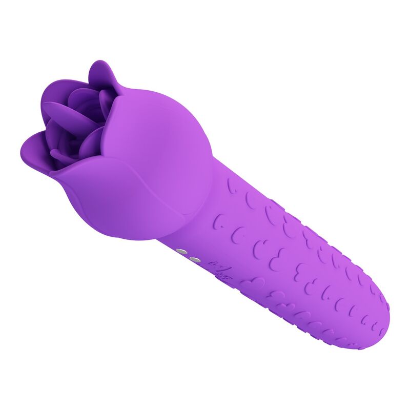 PRETTY LOVE - DANNELL VIBRADOR CON ESTIMULACIÓN ORAL Y CLITORAL RECARGABLE MORADO 2 PRETTY LOVE - DANNELL VIBRADOR CON ESTIMULACIÓN ORAL Y CLITORAL RECARGABLE MORADO - Imagen 2