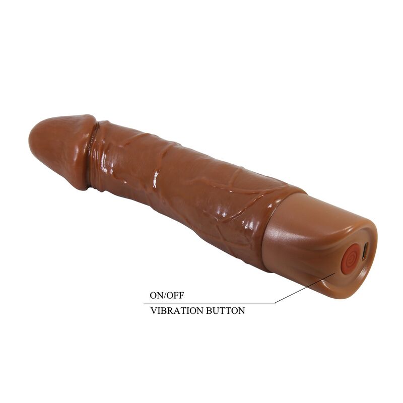 PRETTY LOVE - DONALD VIBRADOR REALÍSTICO 19,5 CM Ø 4 CM COLOR MARRÓN 9 PRETTY LOVE - DONALD VIBRADOR REALÍSTICO 19,5 CM Ø 4 CM COLOR MARRÓN - Imagen 9