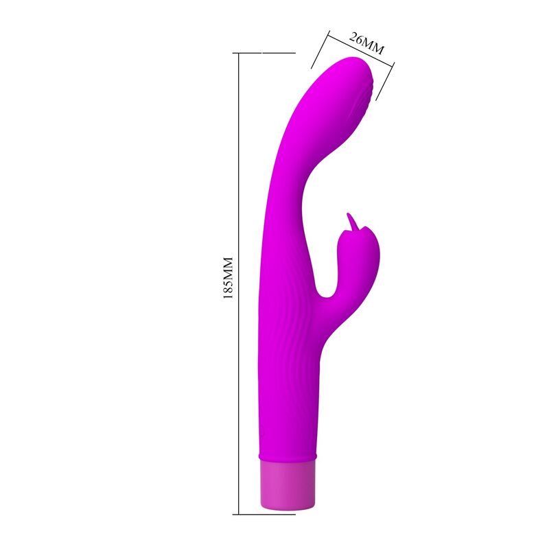 PRETTY LOVE - JENE VIBRADOR DOBLE ESTIMULACIÓN PARA PUNTO G Y CLÍTORIS MORADO 3 PRETTY LOVE - JENE VIBRADOR DOBLE ESTIMULACIÓN PARA PUNTO G Y CLÍTORIS MORADO - Imagen 3