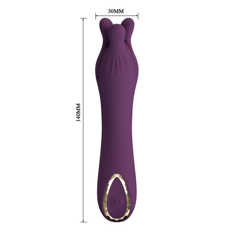 PRETTY LOVE - LUNAO VIBRADOR RECARGABLE 10 FUNCIONES MORADO 4 PRETTY LOVE - LUNAO VIBRADOR RECARGABLE 10 FUNCIONES MORADO - Imagen 4