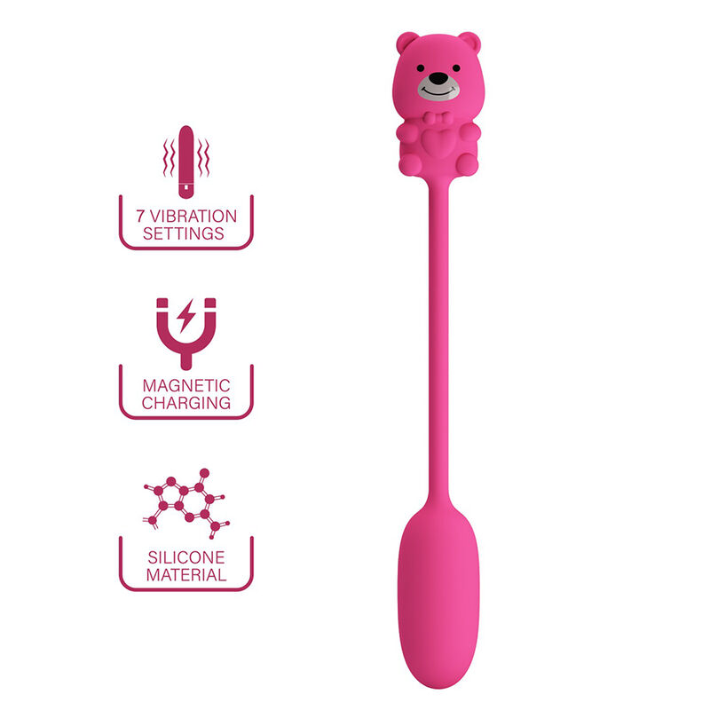 PRETTY LOVE - OLSON HUEVO VIBRADOR CON MANDO POR CABLE RECARGABLE ROSA 7 PRETTY LOVE - OLSON HUEVO VIBRADOR CON MANDO POR CABLE RECARGABLE ROSA - Imagen 7