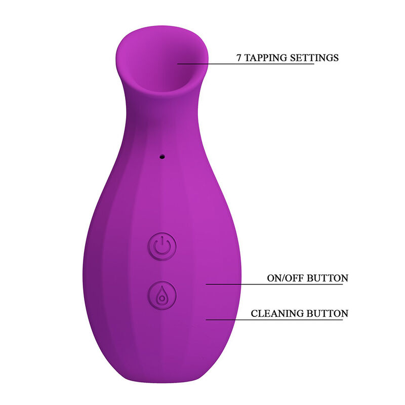 PRETTY LOVE - MAGIC BOTTLE SUCCIONADOR DE CLÍTORIS RECARGABLE MORADO 4 PRETTY LOVE - MAGIC BOTTLE SUCCIONADOR DE CLÍTORIS RECARGABLE MORADO - Imagen 4