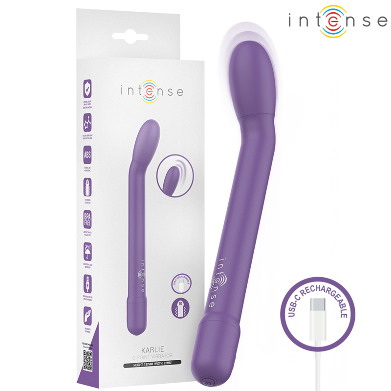 INTENSE - KARLIE ESTIMULADOR PUNTO-G RECARGABLE MORADO 9 img 232145 b19bc83b012e8765f3f50c687593ec8d 1