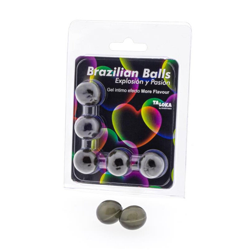 TALOKA - BRAZILIAN BALLS GEL EXCITANTE EFECTO MORE FLAVOUR 5 BOLAS 9 img 233535 de95a29366c8d24251e9917f9e785362 1