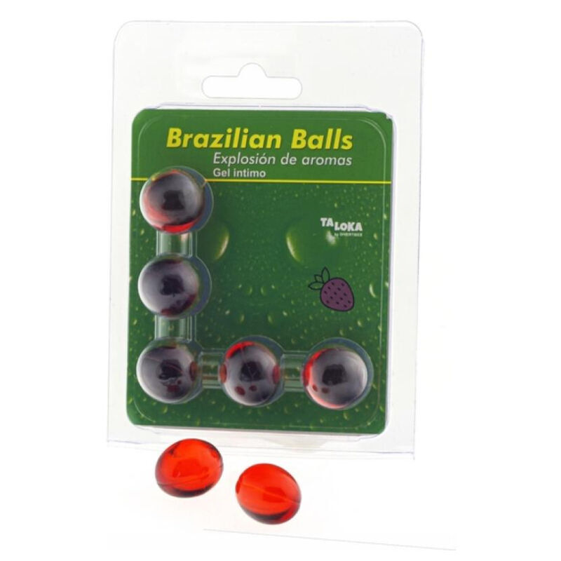 TALOKA - BRAZILIAN BALLS GEL ÍNTIMO FRESA 5 BOLAS 5 img 233550 7c3a0b83590777695cc4177d2398b57f 1