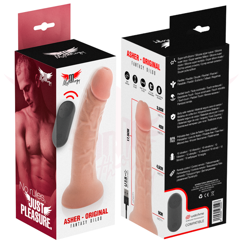 MYTHOLOGY - ASHER ORIGINAL DILDO M - VIBRADOR COMPATIBLE CON WATCHME WIRELESS TECHNOLOGY 3 MYTHOLOGY - ASHER ORIGINAL DILDO M - VIBRADOR COMPATIBLE CON WATCHME WIRELESS TECHNOLOGY - Imagen 3