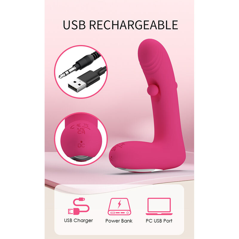 PRETTY LOVE - DUDEN VIBRADOR DE SILICONA RECARGABLE 12 MODOS DE VIBRACIÓN Y 3 MODOS DE BALANCEO ROSA 16 PRETTY LOVE - DUDEN VIBRADOR DE SILICONA RECARGABLE 12 MODOS DE VIBRACIÓN Y 3 MODOS DE BALANCEO ROSA - Imagen 16