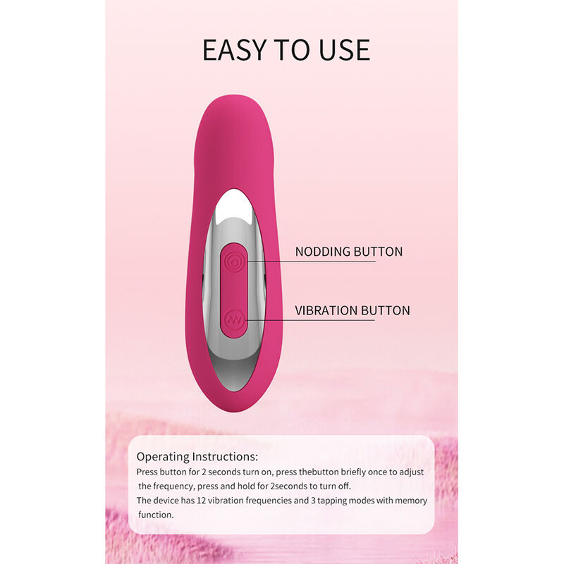 PRETTY LOVE - DUDEN VIBRADOR DE SILICONA RECARGABLE 12 MODOS DE VIBRACIÓN Y 3 MODOS DE BALANCEO ROSA 18 PRETTY LOVE - DUDEN VIBRADOR DE SILICONA RECARGABLE 12 MODOS DE VIBRACIÓN Y 3 MODOS DE BALANCEO ROSA - Imagen 18