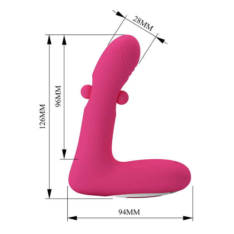 PRETTY LOVE - DUDEN VIBRADOR DE SILICONA RECARGABLE 12 MODOS DE VIBRACIÓN Y 3 MODOS DE BALANCEO ROSA 7 PRETTY LOVE - DUDEN VIBRADOR DE SILICONA RECARGABLE 12 MODOS DE VIBRACIÓN Y 3 MODOS DE BALANCEO ROSA - Imagen 7