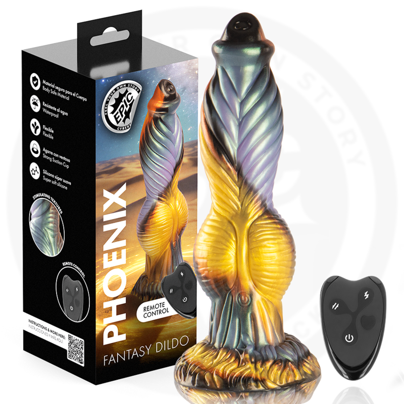 EPIC - PHOENIX DILDO EL RESURGIR DEL PLACER RECARGABLE CONTROL REMOTO 16 img 235041 e64c39ea00badfccfd14dc89b40aa207 1