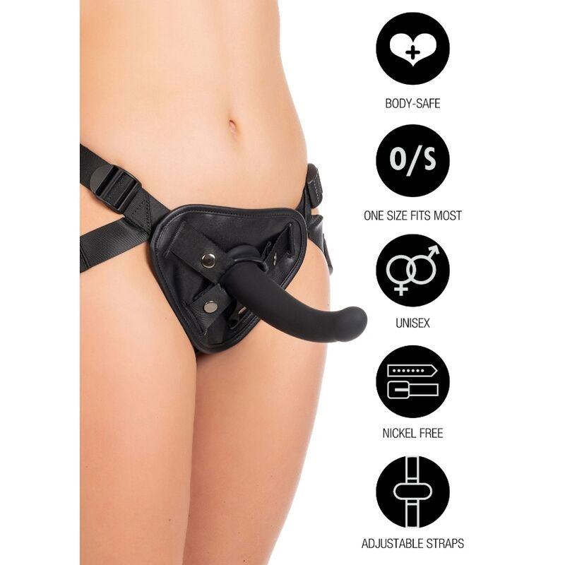 HIDDEN DESIRE - INFERNO STRAP-ON ARNÉS AJUSTABLE CON SOPORTE LUMBAR NEGRO 4 img 235388 62ef0ac4ec6e68e2435abc93a02b3843 1