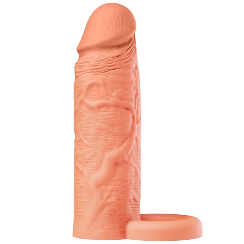 HIDDEN DESIRE - INFERNO FUNDA EXTENSORA DE SILICONA LÍQUIDA CON ANILLO 18 CM Ø 4,5 CM COLOR PIEL 6 HIDDEN DESIRE - INFERNO FUNDA EXTENSORA DE SILICONA LÍQUIDA CON ANILLO 18 CM Ø 4,5 CM COLOR PIEL - Imagen 6