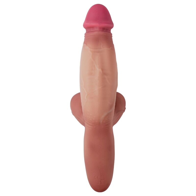 HIDDEN DESIRE - HEAVY HITTER DILDO REALISTA VIBRADOR DE SILICONA LÍQUIDA CON 2 MOTORES 26 CMØ 5 CM COLOR PIEL 4 HIDDEN DESIRE - HEAVY HITTER DILDO REALISTA VIBRADOR DE SILICONA LÍQUIDA CON 2 MOTORES 26 CMØ 5 CM COLOR PIEL - Imagen 4