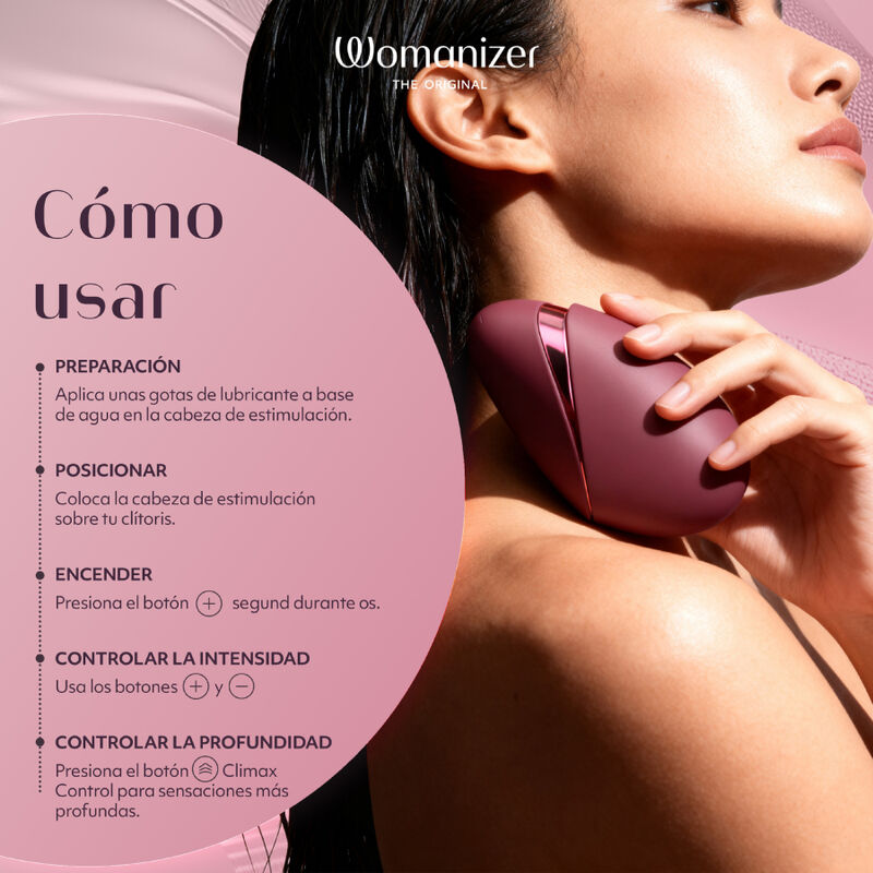 WOMANIZER - NEXT ESTIMULADOR DE CLÍTORIS POR SUCCIÓN 14 NIVELES BURDEOS 16 WOMANIZER - NEXT ESTIMULADOR DE CLÍTORIS POR SUCCIÓN 14 NIVELES BURDEOS - Imagen 16