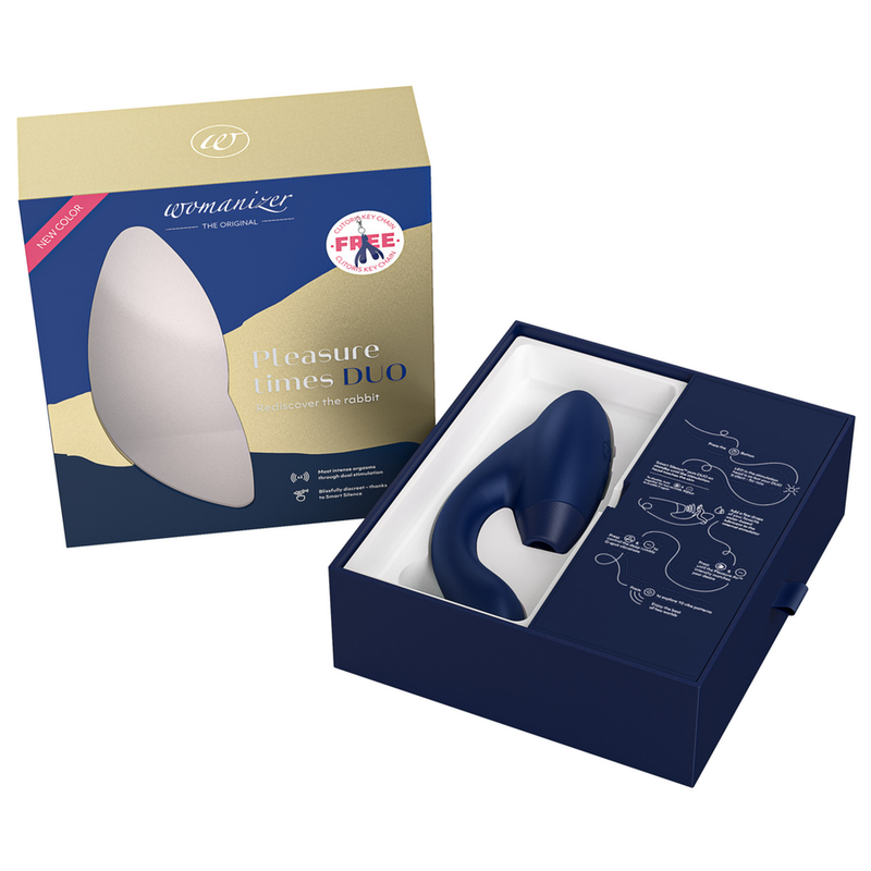 WOMANIZER - DUO 2 ESTIMULADOR AZUL 5 WOMANIZER - DUO 2 ESTIMULADOR AZUL - Imagen 5