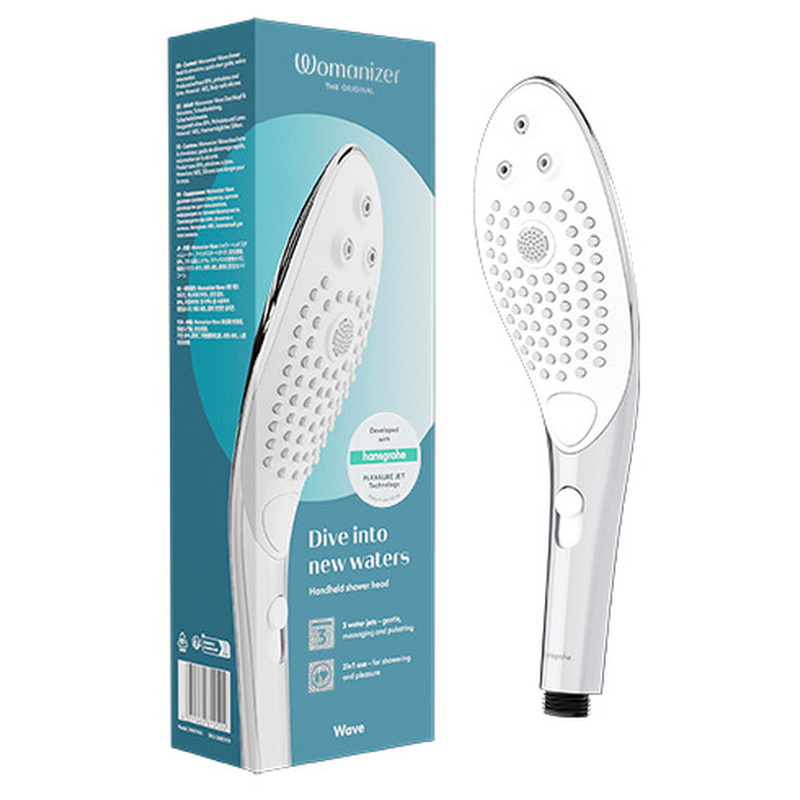 WOMANIZER - WAVE CABEZAL DE DUCHA ESTIMULADOR DE CLITORÍS PLATEADO 17 img 236274 c66da695c72b3fae9bf7df29050553df 1