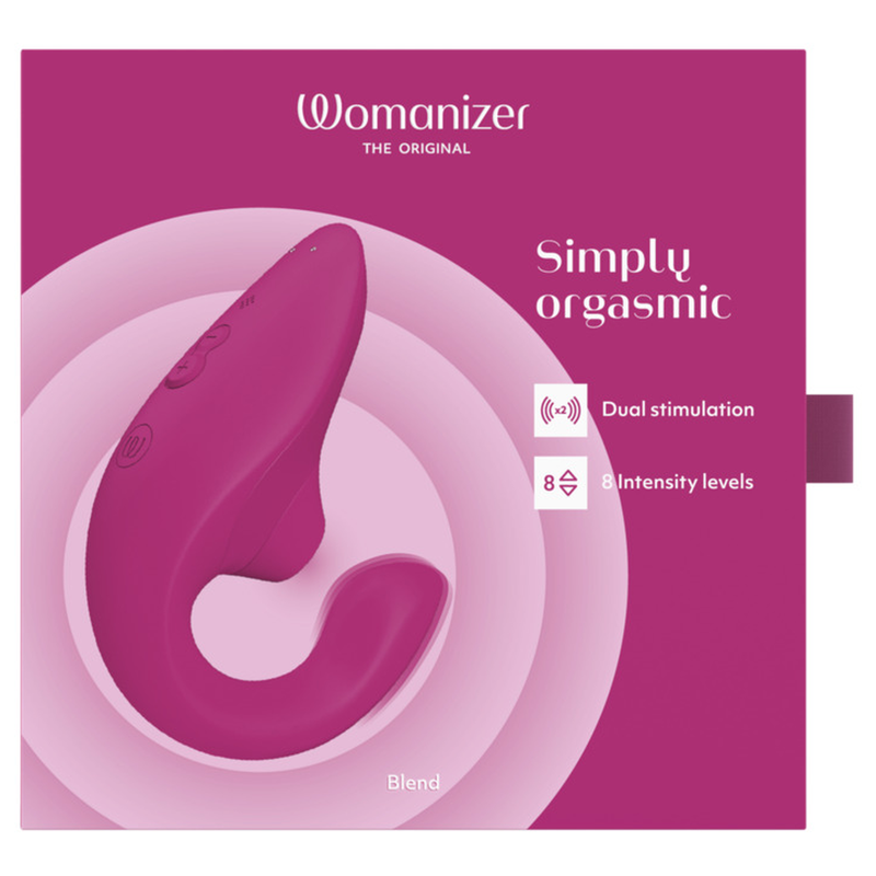 WOMANIZER - BLEND ESTIMULADOR VIBRADOR RABBIT FUCSIA 3 WOMANIZER - BLEND ESTIMULADOR VIBRADOR RABBIT FUCSIA - Imagen 3