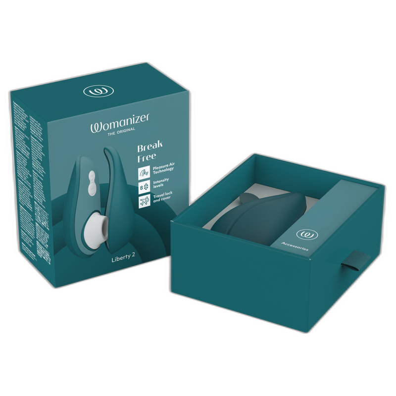 WOMANIZER - LIBERTY 2 ESTIMULADOR & SUCCIONADOR CLITORIS VERDE CLARO 13 WOMANIZER - LIBERTY 2 ESTIMULADOR & SUCCIONADOR CLITORIS VERDE CLARO - Imagen 14