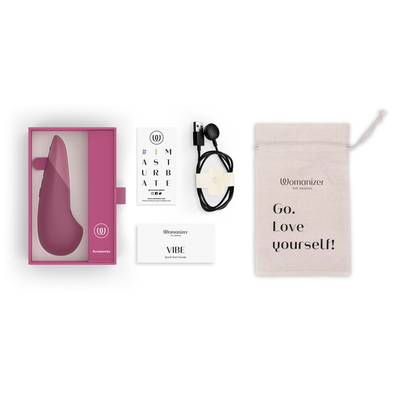 WOMANIZER - VIBE VIBRADOR LAY-ON SILENCIOSO ROSA OSCURO 2 WOMANIZER - VIBE VIBRADOR LAY-ON SILENCIOSO ROSA OSCURO - Imagen 2