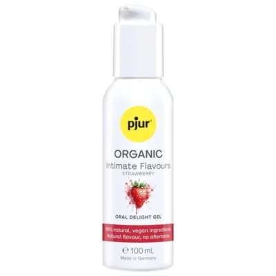 PJUR – ORGANIC INTIMATE FLAVOURS GEL ÍNTIMO ORAL SABOR FRESA 100 ML