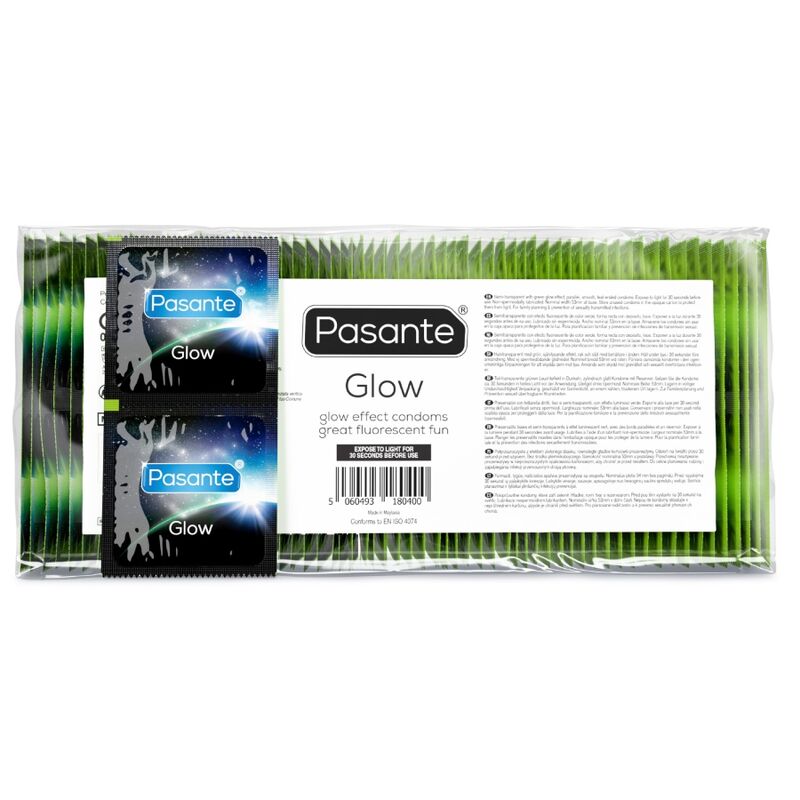 PASANTE - GLOW PRESERVATIVOS BOLSA 144 UNIDADES 10 img 237683 6c49c5d065528cd253af1013a655d37c 1