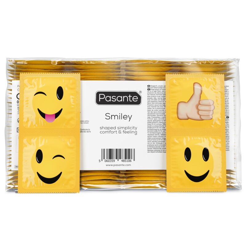 PASANTE - PRESERVATIVO SMILEY BOLSA 144 UNIDADES