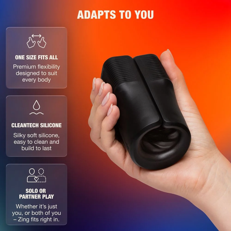 ARCWAVE - ZING MASTURBADOR MASCULINO VIBRADOR CON DOBLE MOTOR NEGRO 2 ARCWAVE - ZING MASTURBADOR MASCULINO VIBRADOR CON DOBLE MOTOR NEGRO - Imagen 2