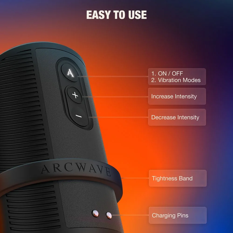 ARCWAVE - ZING MASTURBADOR MASCULINO VIBRADOR CON DOBLE MOTOR NEGRO 6 ARCWAVE - ZING MASTURBADOR MASCULINO VIBRADOR CON DOBLE MOTOR NEGRO - Imagen 6