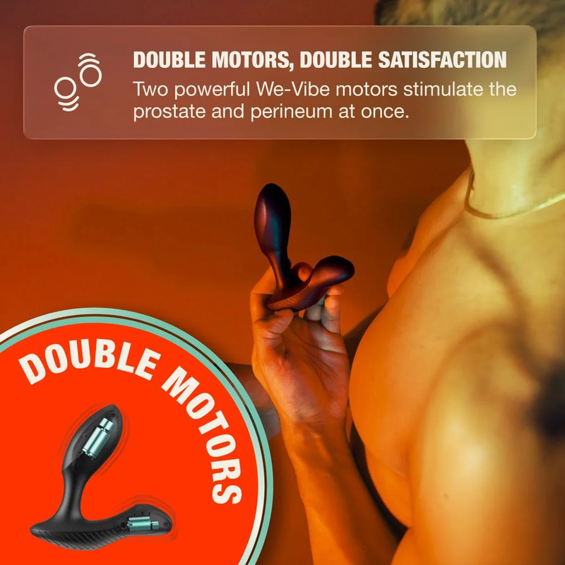 ARCWAVE - PERK MASAJEADOR PROSTÁTICO VIBRADOR CON DOBLE MOTOR Y CONTROL REMOTO NEGRO 4 ARCWAVE - PERK MASAJEADOR PROSTÁTICO VIBRADOR CON DOBLE MOTOR Y CONTROL REMOTO NEGRO - Imagen 4
