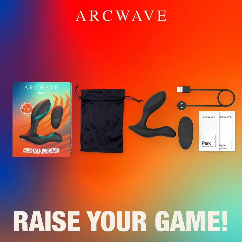 ARCWAVE - PERK MASAJEADOR PROSTÁTICO VIBRADOR CON DOBLE MOTOR Y CONTROL REMOTO NEGRO 6 ARCWAVE - PERK MASAJEADOR PROSTÁTICO VIBRADOR CON DOBLE MOTOR Y CONTROL REMOTO NEGRO - Imagen 6