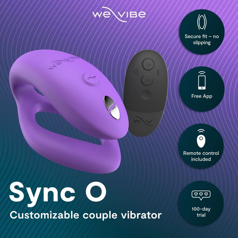 WE-VIBE - SYNC O VIBRADOR PARA PAREJAS CON ESTIMULACIÓN ENVOLVENTE PÚRPURA CLARO 4 WE-VIBE - SYNC O VIBRADOR PARA PAREJAS CON ESTIMULACIÓN ENVOLVENTE PÚRPURA CLARO - Imagen 4