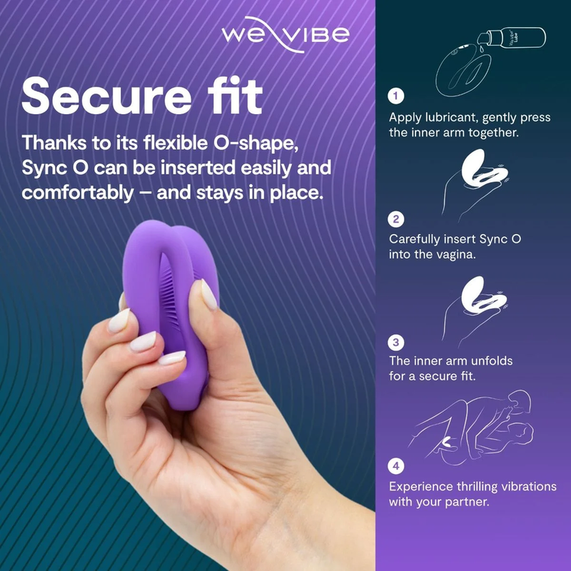 WE-VIBE - SYNC O VIBRADOR PARA PAREJAS CON ESTIMULACIÓN ENVOLVENTE PÚRPURA CLARO 9 WE-VIBE - SYNC O VIBRADOR PARA PAREJAS CON ESTIMULACIÓN ENVOLVENTE PÚRPURA CLARO - Imagen 9