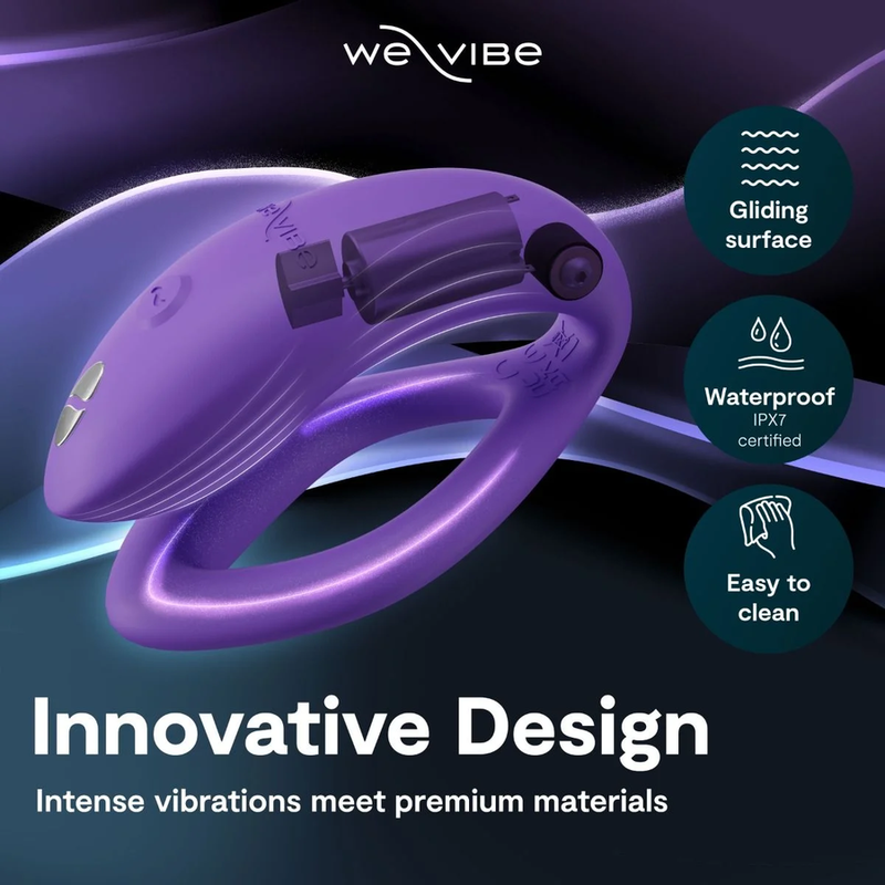 WE-VIBE - SYNC O VIBRADOR PARA PAREJAS CON ESTIMULACIÓN ENVOLVENTE PÚRPURA CLARO 5 WE-VIBE - SYNC O VIBRADOR PARA PAREJAS CON ESTIMULACIÓN ENVOLVENTE PÚRPURA CLARO - Imagen 5