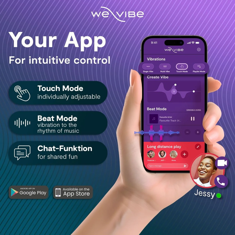 WE-VIBE - SYNC O VIBRADOR PARA PAREJAS CON ESTIMULACIÓN ENVOLVENTE PÚRPURA CLARO 3 WE-VIBE - SYNC O VIBRADOR PARA PAREJAS CON ESTIMULACIÓN ENVOLVENTE PÚRPURA CLARO - Imagen 3