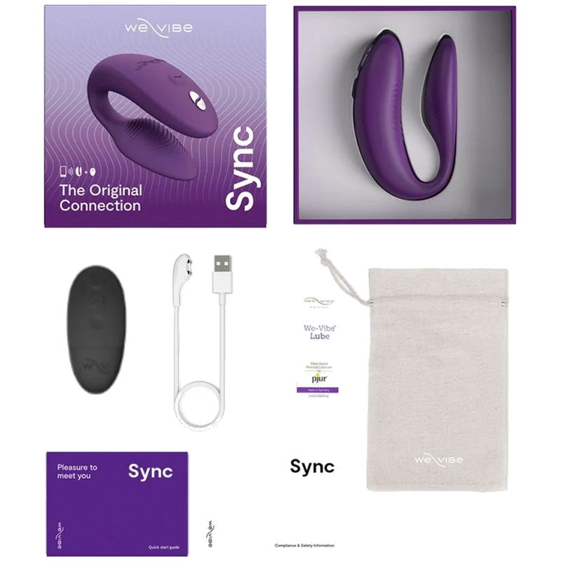 WE-VIBE - SYNC 2 VIBRADOR AJUSTABLE PARA PAREJAS PÚRPURA 7 WE-VIBE - SYNC 2 VIBRADOR AJUSTABLE PARA PAREJAS PÚRPURA - Imagen 7
