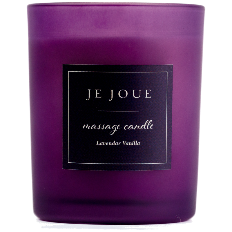 JE JOUE - MASSAGE CANDLE VELA DE MASAJE LAVANDA Y VAINILLA 160 G