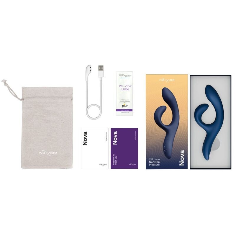 WE-VIBE - NOVA 3 VIBRADOR RABBIT AZUL MEDIANOCHE 10 WE-VIBE - NOVA 3 VIBRADOR RABBIT AZUL MEDIANOCHE - Imagen 10