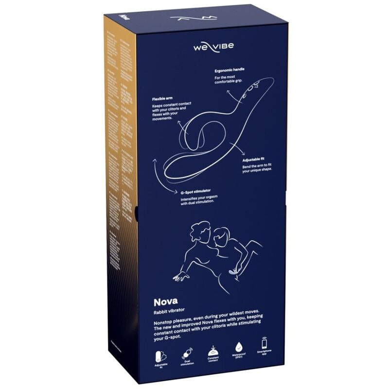 WE-VIBE - NOVA 3 VIBRADOR RABBIT AZUL MEDIANOCHE 6 WE-VIBE - NOVA 3 VIBRADOR RABBIT AZUL MEDIANOCHE - Imagen 6