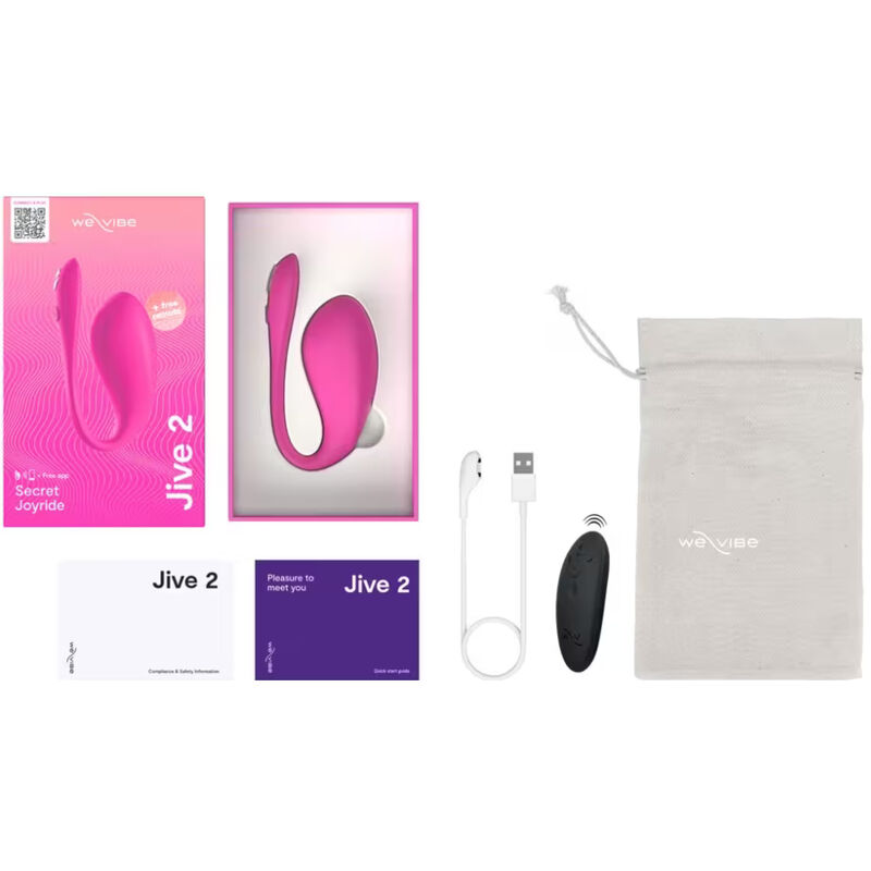 WE-VIBE - JIVE 2 VIBRADOR HUEVO PONIBLE ROSA ELÉCTRICO 11 WE-VIBE - JIVE 2 VIBRADOR HUEVO PONIBLE ROSA ELÉCTRICO - Imagen 11