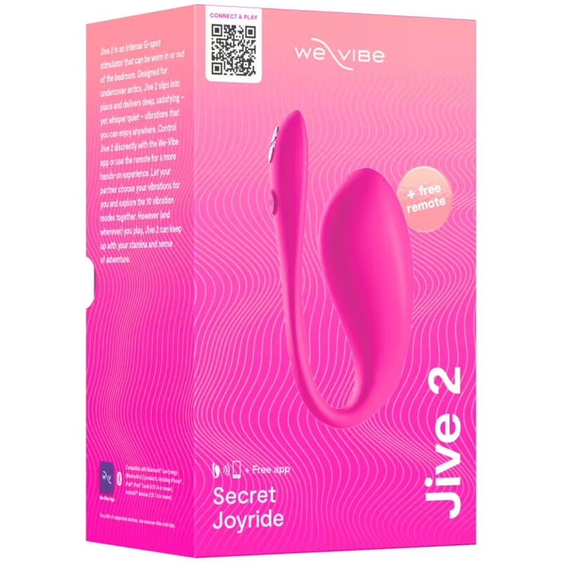 WE-VIBE - JIVE 2 VIBRADOR HUEVO PONIBLE ROSA ELÉCTRICO 13 WE-VIBE - JIVE 2 VIBRADOR HUEVO PONIBLE ROSA ELÉCTRICO - Imagen 13