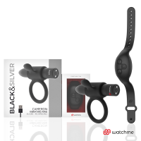 BLACKSILVER - CAMERON CONTROL REMOTO COCKRING WATCHME · BLACKSILVER · Anillos con Vibración