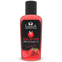 INTIMATELINE LUXURIA - VOLUPTAS GEL MASAJE COMESTIBLE EFECTO CALOR - FRESA 100 ML · INTIMATELINE · MASAJE EFECTO CALOR