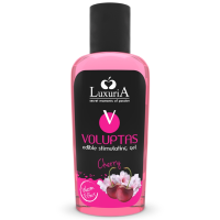 INTIMATELINE LUXURIA - VOLUPTAS GEL MASAJE COMESTIBLE EFECTO CALOR - CEREZA 100 ML · INTIMATELINE · Aceites con Sabores