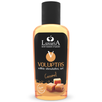 INTIMATELINE LUXURIA - VOLUPTAS GEL MASAJE COMESTIBLE EFECTO CALOR - CARAMELO 100 ML · INTIMATELINE · Aceites con Sabores