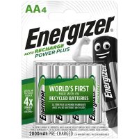ENERGIZER - PILAS RECARGABLES AA4 BLISTER 4 · ENERGIZER · Pilas Recargables