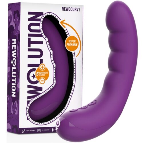 REWOLUTION - REWOCURVY VIBRADOR FLEXIBLE RECARGABLE · REWOLUTION · Masajeadores