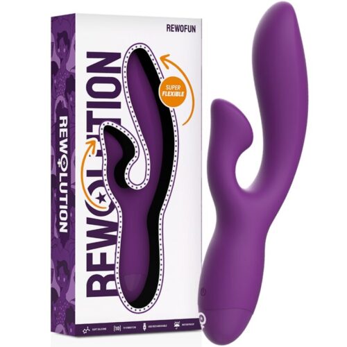 REWOLUTION - REWOFUN VIBRADOR FLEXIBLE CON RABBIT · REWOLUTION · Vibradores Punto G