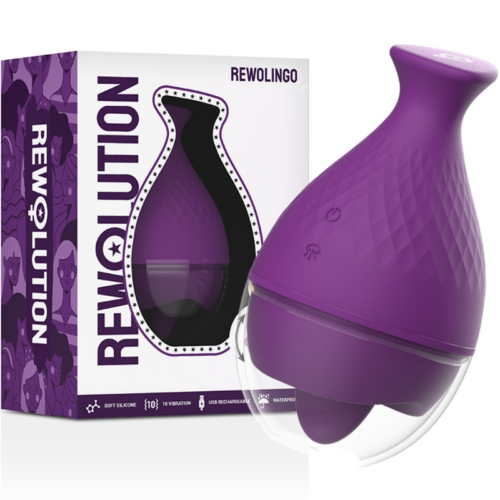 REWOLUTION - REWOLINGO VIBRADOR CON LENGUA · REWOLUTION · Para Clítoris