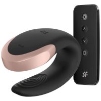 SATISFYER – APP DOUBLE LOVE VIBRADOR PAREJAS LUXURY NEGRO